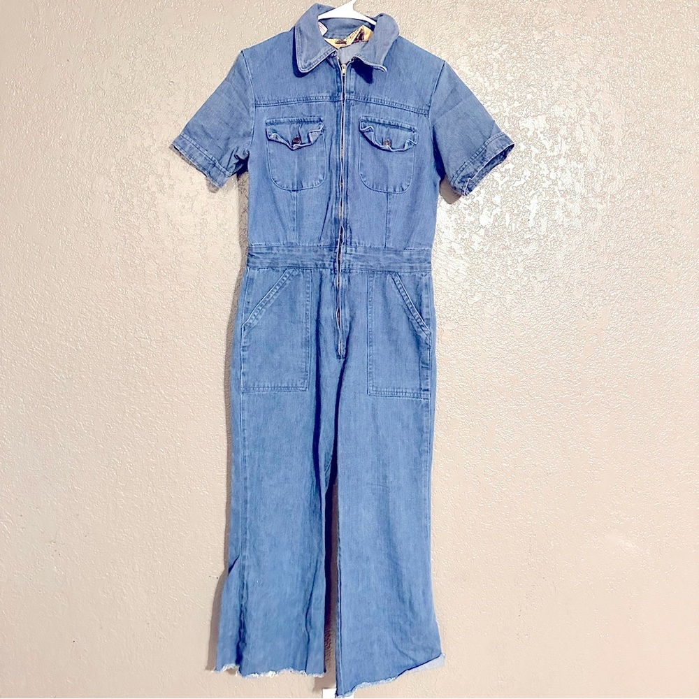 Vintage Wild Oats Denim Jumpsuit